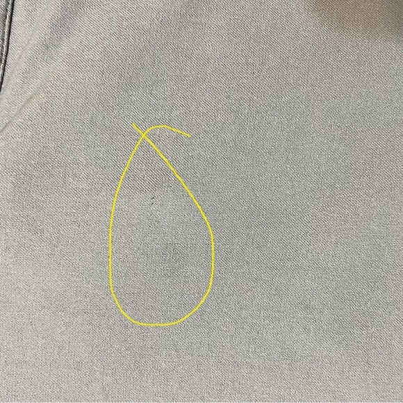 McCulley’s (Highlands, NC) roll tab sleeve collared shirt dress. Gray XS - Picture 9 of 16